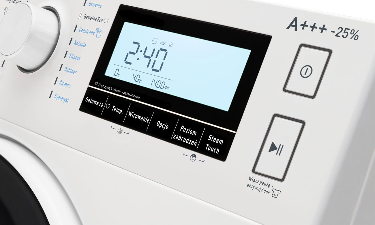 System Navigator w pralce Amica TAW 6123 DCiWT
